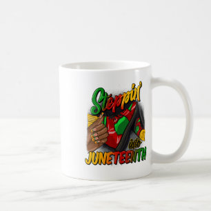 Stepping Into Juneteenth Remembering My Ancestors Coffee Mug