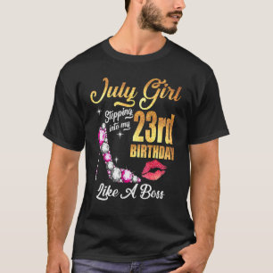 Stepping Into My 23rd Birthday Like A Boss For 23 T-Shirt
