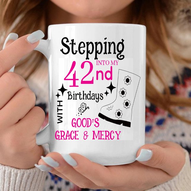 Stepping Into My 42nd Birthday with God's  Coffee Mug (Creator Uploaded)