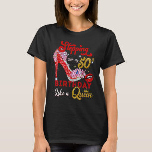 Stepping Into My 50th Birthday Lika A Queen 50 Yea T-Shirt