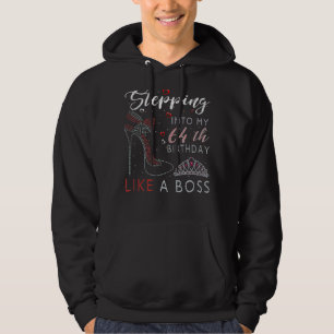 Stepping Into My 64th Birthday Like A Boss High He Hoodie