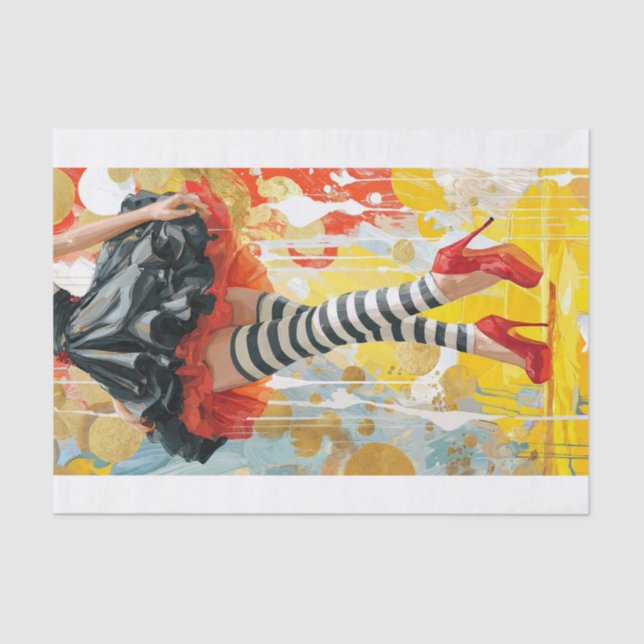 Stepping Into My Purpose1  Tissue Paper (Front)