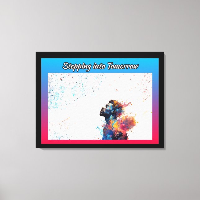 Stepping into Tomorrow Canvas Print (Front)