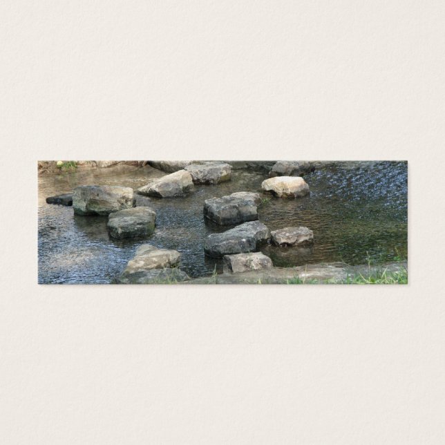 Stepping Stones Bookmark (Front)