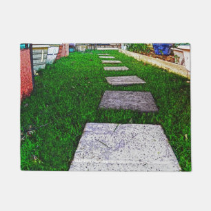 Stepping Stones by Shirley Taylor Doormat