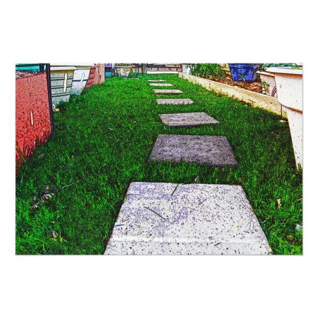 Stepping Stones by Shirley Taylor Photo Print (Front)