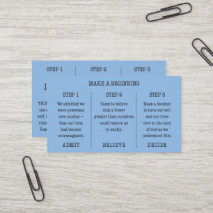 Steps 1-2-3 Business Card