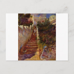 Steps in Algiers by Pierre-Auguste Renoir Postcard
