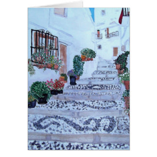 Steps In The Old Town Frigiliana