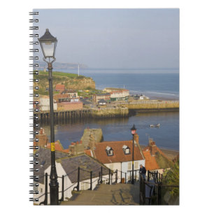 Steps leading down to the harbour, Whitby, North Notebook