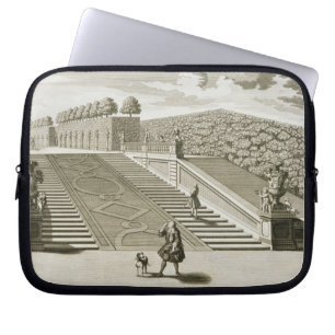 Steps to the garden terrace, Belvedere Palace, Vie Laptop Sleeve