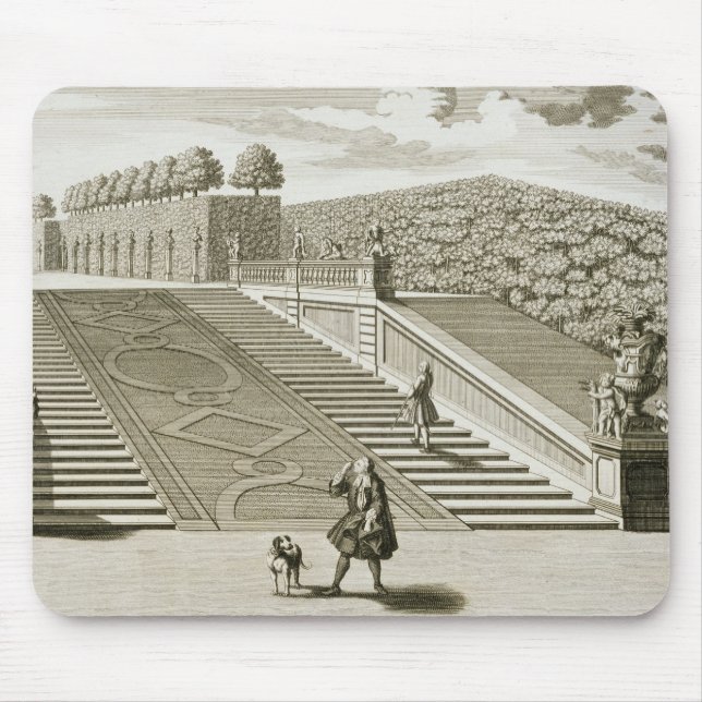 Steps to the garden terrace, Belvedere Palace, Vie Mouse Pad (Front)