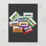 Stereo Cassette Tape Mixtape Radio 80s 90s Music Postcard<br><div class="desc">Perfect Gift if you Remember the 90's R&B Music? Great gift for the 90's Rhythm and Blues lover. Retro Old Music Cassette Lover Gift. Stereo Cassette Mixtape Radio 80s 90s Music Fan.</div>