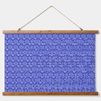 Stereogram 3d Heart Hands blue design hanging art