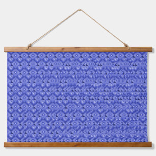 Stereogram 3d Heart Hands blue design hanging art Tapestry