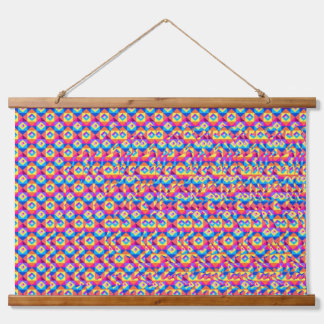 Stereogram 3d Heart Hands design hanging art Tapestry