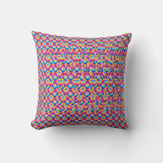 Stereogram Heart Hands design Throw Pillow