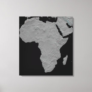 Stereoscopic view of North America Canvas Print