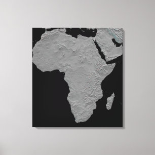 Stereoscopic view of North America Canvas Print