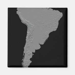 Stereoscopic view of South America Magnet