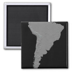Stereoscopic view of South America Magnet