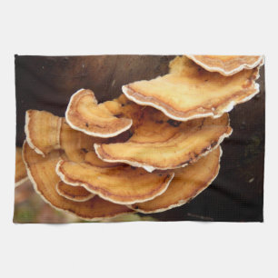 Stereum Hirsutum Fungi Tea Towel