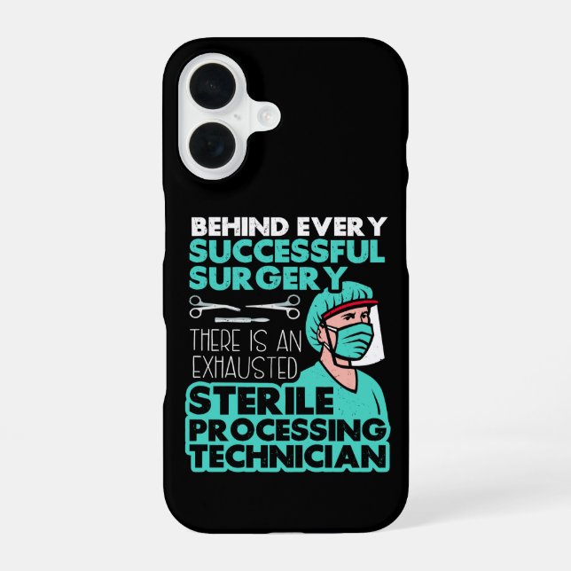 Sterile Processing Technician Tech Appreciation iPhone 16 Case (Back)