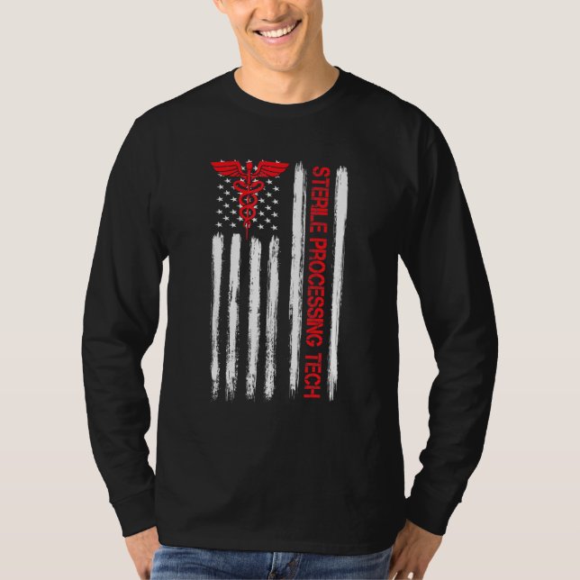 Sterile Processing Technician Tech Week American F T-Shirt (Front)
