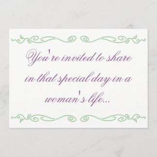 Sterilization Party Invitations