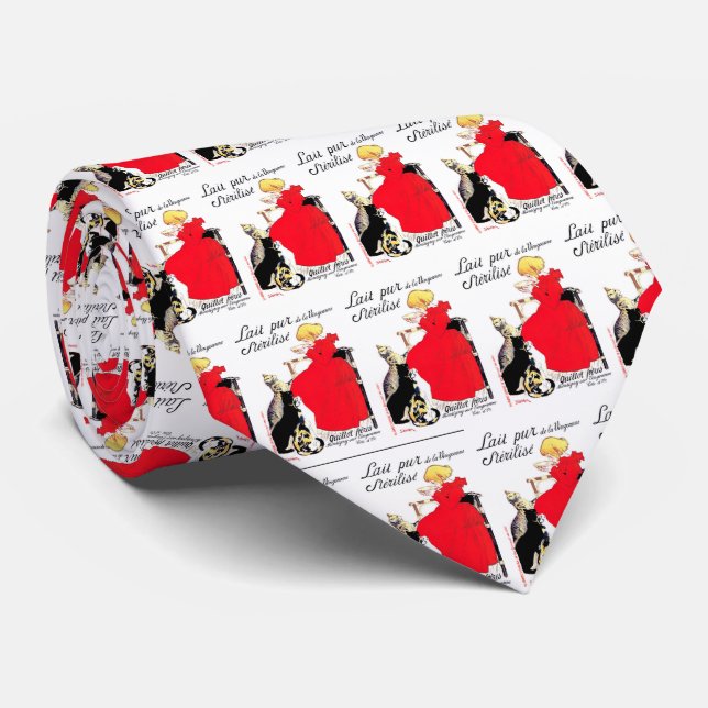 "Sterilized pure milk from the Vingeanne" Tie (Rolled)