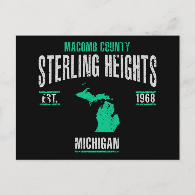 Sterling Heights Postcard (Front)