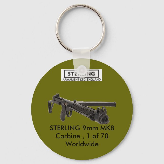 STERLING MK8 Carbine Keychain (Front)
