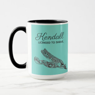 Sterling Straight Razor Mug