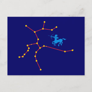 Sternbild Schütze constellation Sagittarius Postcard