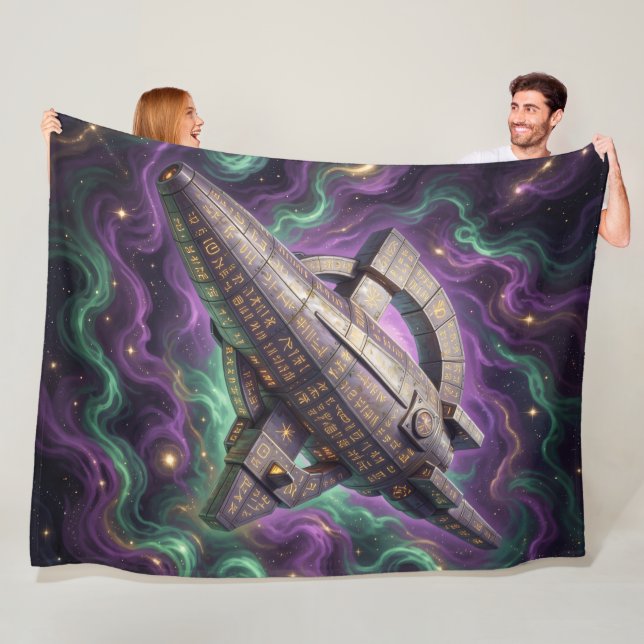 Sternenpfad – Reise durch das Universum´12 Fleece Blanket (In Situ)