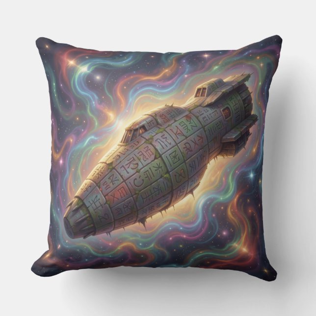 Sternenpfad – Reise durch das Universum´9 Throw Pillow (Front)