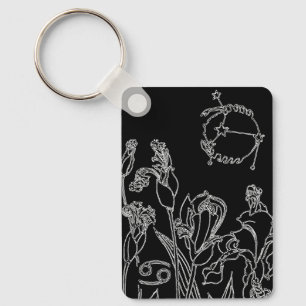 Sternzeichen Krebs Keychain