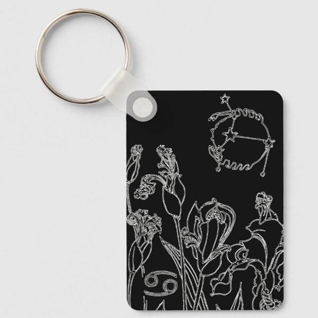 Sternzeichen Krebs Keychain (Front)