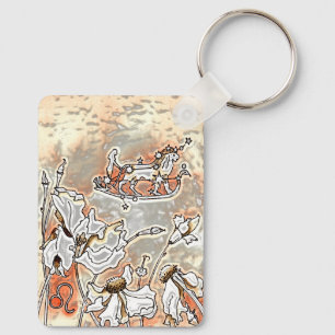 Sternzeichen Löwe Schlüsselanhänger Keychain