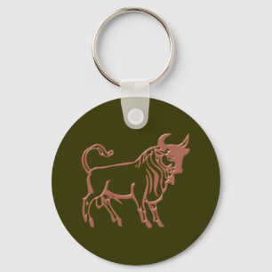 Sternzeichen Stier zodiac sign Taurus Keychain