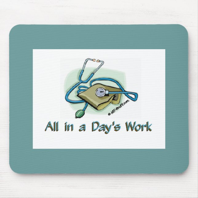 Stethoscope 2 mouse pad (Front)