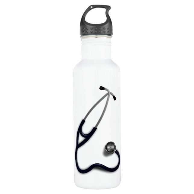 Stethoscope 710 Ml Water Bottle (Front)