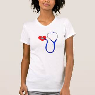 Stethoscope and Heart T Shirt