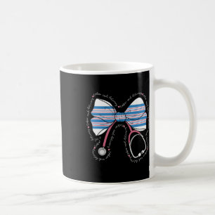 Stethoscope Coquette Bow Ba1  Coffee Mug
