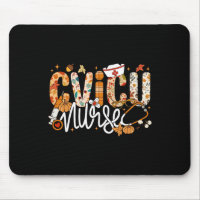 Stethoscope Cvicu Nurse Fall Yall Autumn Leaves Th