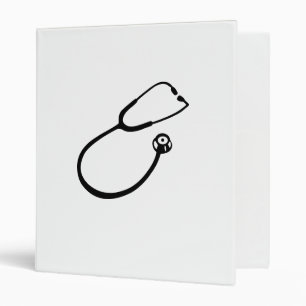 Stethoscope doctor binder