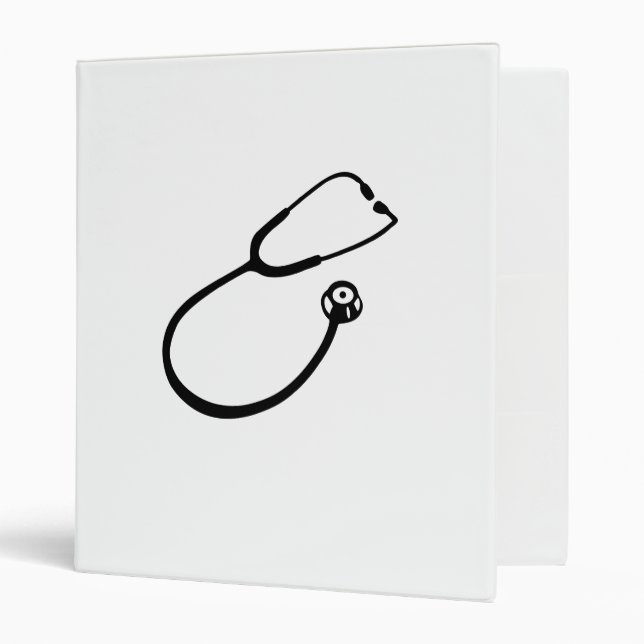 Stethoscope doctor binder (Front/Inside)