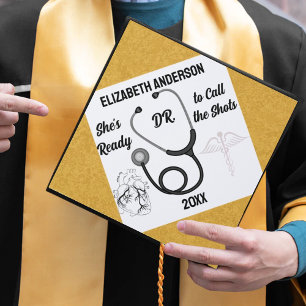 Stethoscope Doctor Graduation DR Grad Gift Cap Topper