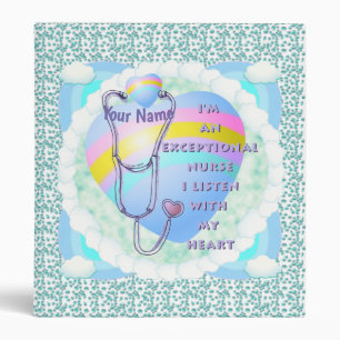 Stethoscope exceptional nurse  binder