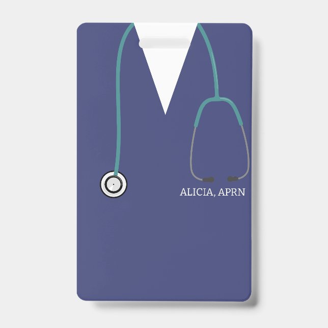 Stethoscope For Nurse Badge (Front)